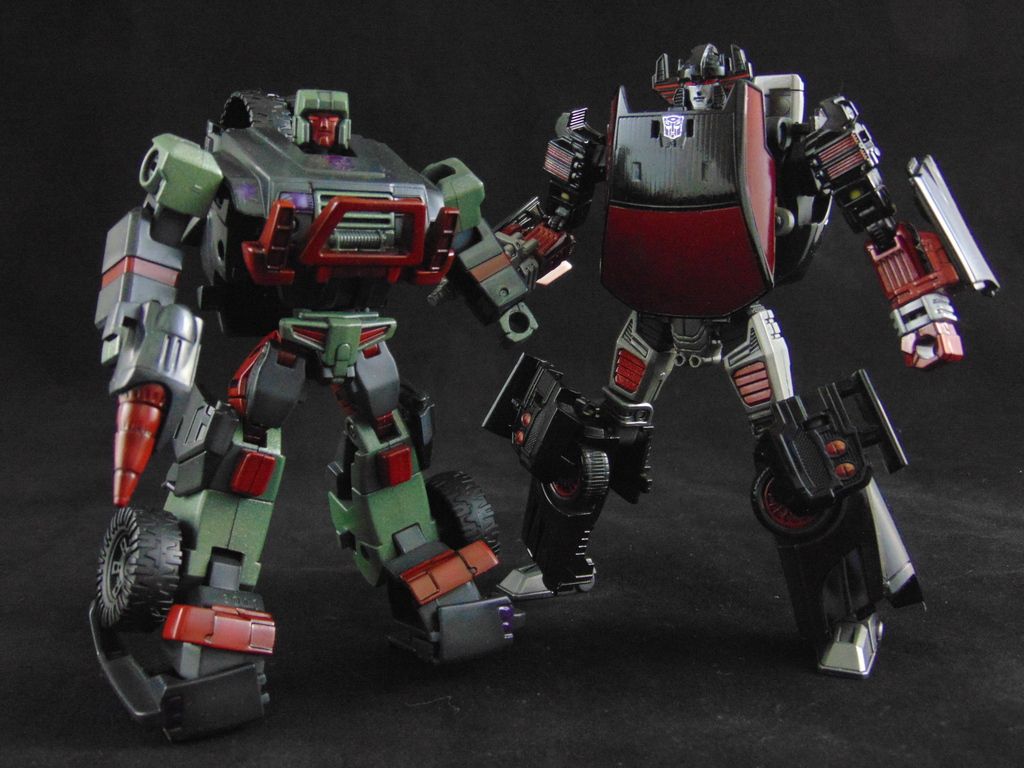 Minor/Repaint Shattered Glass Hound and Sunstreaker TFW2005 The